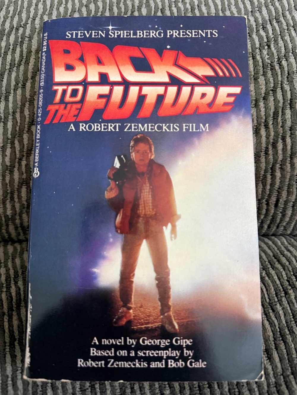 Vintage “Back to the Future” by George Gipe Paperback Novel - Copyright 1985